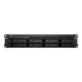 Synology RackStation RS1221+ - Servidor NAS - 8 bahías - montaje en rack - SATA 6 Gb/s - RAID (expansión de disco duro) 0, 1, 5, 6, 10, JBOD - RAM 4 GB - Gigabit Ethernet - Soporte iSCSI - 2U