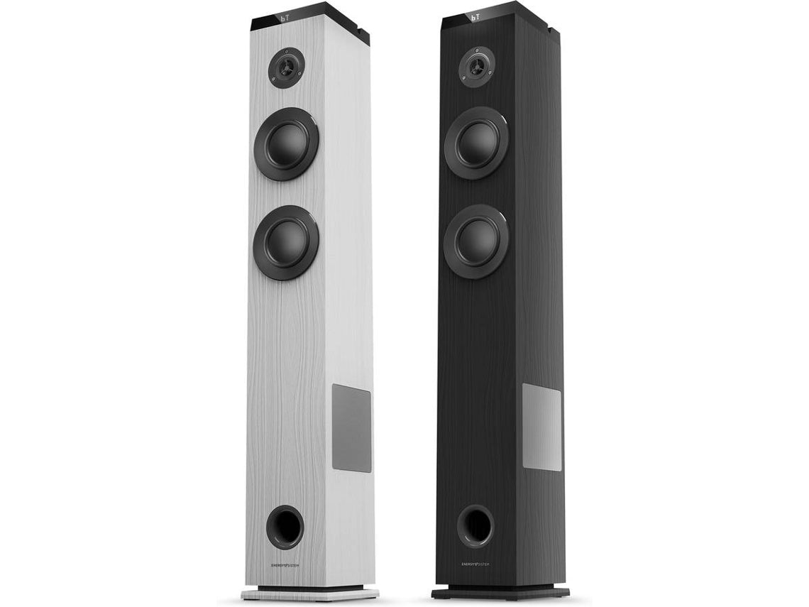 Energy Tower 5 G2 - Loudspeaker - 2.1 channel - wireless - Bluetooth - 65 Watt - ivory