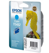 EPSON T0482 Cyan Ink Cartridge - Stylus Photo R200/220/300/320/340, RX500/600//620/640