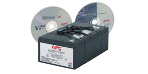 APC Replacement Battery Cartridge #8 - Bateria UPS - ácido de chumbo - preto - para P/N: SU1400RM, SU1400RMBX120, SU1400RMI, SU1400RMX106, SU1400RMX176, SU1400RMX93