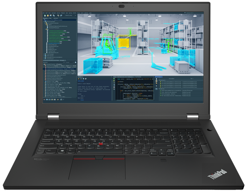 Lenovo ThinkPad P17 Gen 2 20YU - Intel Core i7 11800H / 2.3 GHz - Win 10 Pro 64-bit - RTX A2000  - 16 GB RAM - 512 GB SSD TCG Opal Encryption 2, NVMe - 17.3" IPS 1920 x 1080 (Full HD) - Wi-Fi 6E - preto - kbd: Português - com 3 Anos de Assistência Pr