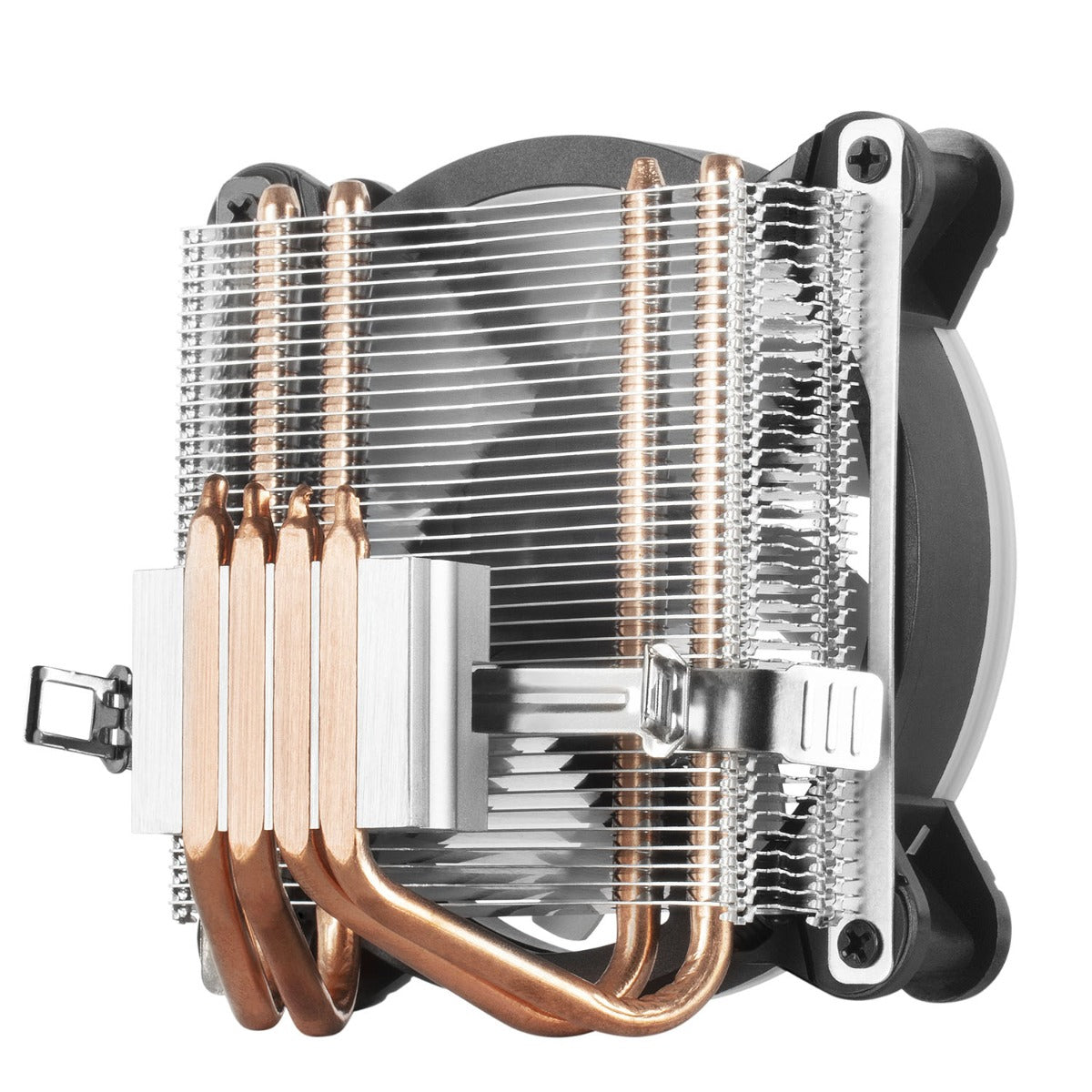 Refrigerador MARS GAMING MCPU220 CPU COOLER, ARGB 12CM PWM FAN, 4X HEATPIPE, 140W, NEGRO (MCPU220)