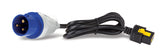 APC - Cable de alimentación - IEC 60309 16A (M) a IEC 60320 C19 - 16 A - 3 m - bloqueado - negro - - para P/N: SMT2200I-AR, SMT2200R2I-AR, SMT3000I-AR, SMT3000R2I-AR, SRT1500XLI , SRT2200XLI-KR