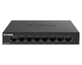 D-LINK SWITCH 8-PORT 10/100/1000 GIGABIT- METAL HOUSING UNMANAGED