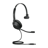 Jabra Evolve2 30 MS Mono - Headphones - On Ear - With Cable - USB - Certified for Microsoft Teams