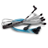 Broadcom U.2 Enabler - Cable SAS interno - 4x Mini SAS HD (SFF-8643) (M) a 4x Mini SAS HD (SFF-8643) (M) - 1 m