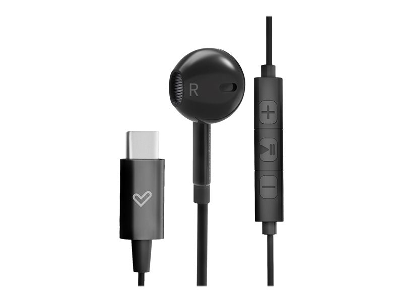 Energy Smart 2 Type C - In-ear headphones with microphone - ear bud - with cable - USB-C - black