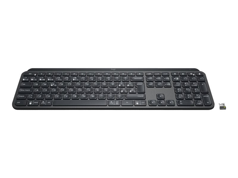 Logitech MX Keys - Keyboard - Backlight - Bluetooth - QWERTY - Spanish - Europe - Graffiti