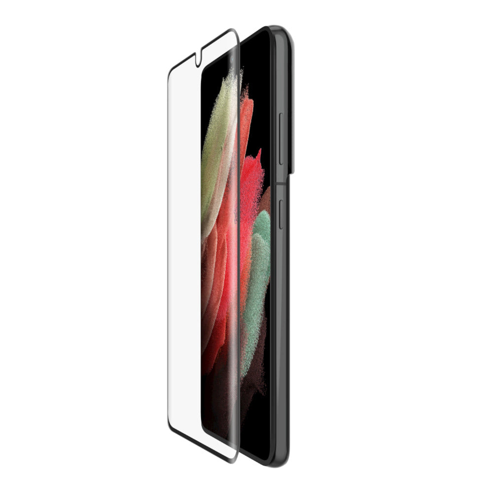 Belkin ScreenForce TemperedCurve - Protector de pantalla para teléfono móvil - Vidrio - para Samsung Galaxy S21 Ultra 5G