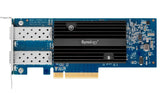 Synology E25G21-F2 - Network Adapter - PCIe 3.0 x8 Low Profile - 25 Gigabit SFP28 x 2 - for Disk Station DS1621, DS1821, FlashStation FS3600, RackStation RS1221, RS3621, RS4021