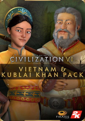 Sid Meier's Civilization VI Vietnam &amp; Kublai Khan Pack - DLC - Win - Download - ESD - Activation Key must be used on a valid Steam account
