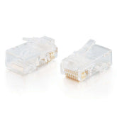 C2G RJ45 Cat5E Modular Plug for Flat Stranded Cable - Network Connector - RJ-45 (M) - CAT 5e (Pack of 25)