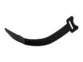 C2G Hook-and-Loop - Cable Strap - 15cm - Black (Pack of 12)