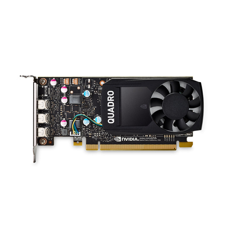 NVIDIA Quadro P400 - Graphics Card - Quadro P400 - 2 GB GDDR5 - Low Profile PCIe 3.0 x16 - 3 x Mini DisplayPort