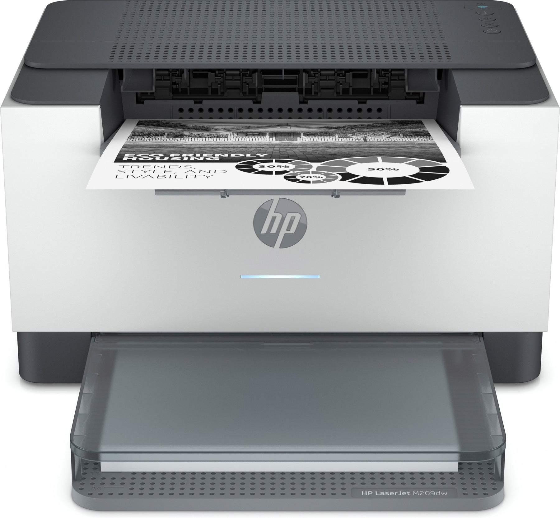 HP LaserJet M209dw - Impresora - B/N - Dúplex - láser - A4/Legal - 600 x 600 ppp - hasta 29 ppm - capacidad: 150 hojas - USB 2.0, LAN, Wi-Fi(n), Bluetooth LE