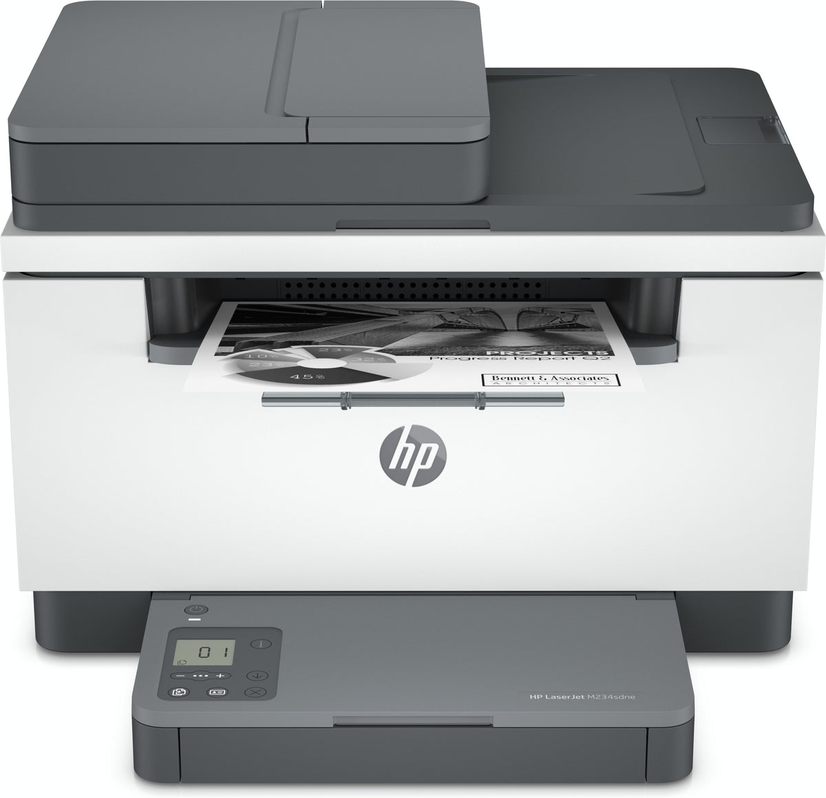 HP LaserJet MFP M234sdne - Multifunction Printer - B/W - laser - Legal (216 x 356 mm) (original) - Legal (media) - up to 29 ppm (copy) - up to 29 ppm (print) - 150 sheets - USB 2.0, LAN