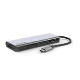 Belkin CONNECT USB-C 7-in-1 Multiport Adapter - Docking Station - USB-C - HDMI