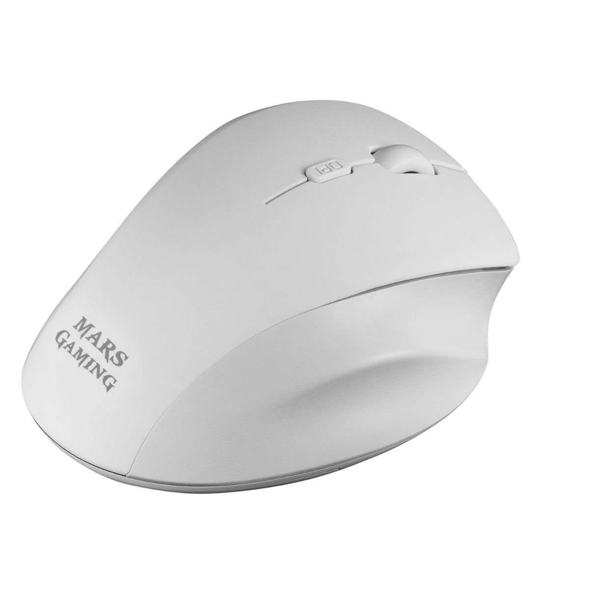 MARSGAMING MMWERGO WIRELESS MOUSE, 3,200DPI, ERGONOMIC, KAILH MECHANICAL, WHITE (MMWERGOW)