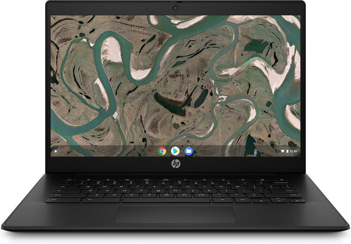 HP Chromebook 14 G7 - Intel Celeron N5100 / 1.1 GHz - Chrome OS - UHD Graphics - 8 GB RAM - 64 GB eMMC - 14" IPS 1920 x 1080 (Full HD) - Wi-Fi 6 - Jet Black - kbd: English