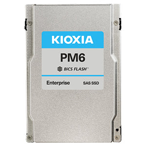 KIOXIA PM6-R Series KPM61RUG960G - SSD - 960 GB - internal - 2.5" - SAS 22.5Gb/s