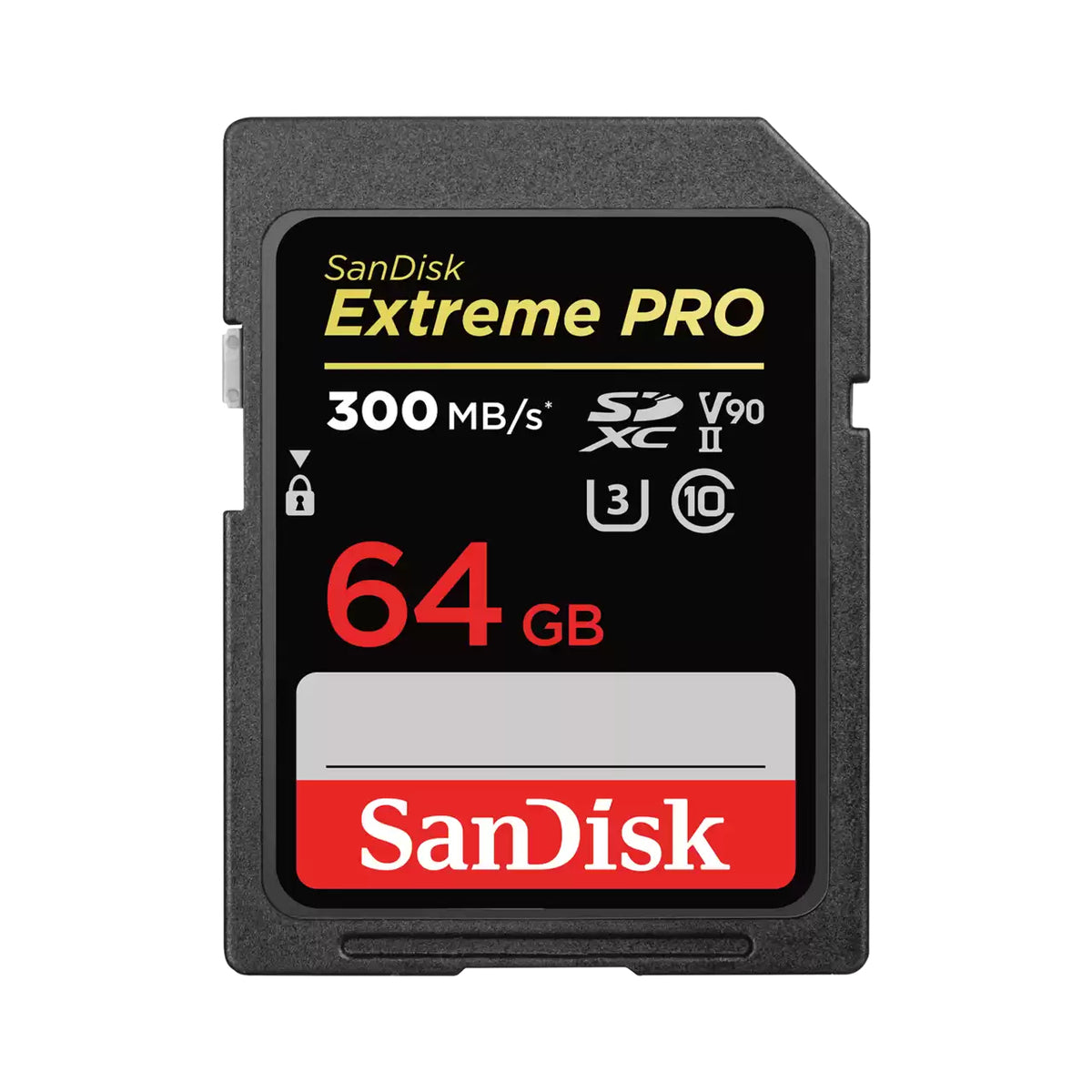 SanDisk Extreme Pro - Flash memory card - 64 GB - UHS-II U3 ​​/ Class10 - 1733x/2000x - SDXC UHS-II