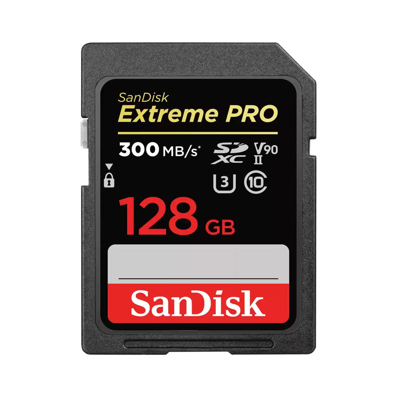 SanDisk Extreme Pro - Flash memory card - 128 GB - UHS-II U3 ​​/ Class10 - 1733x/2000x - SDXC UHS-II