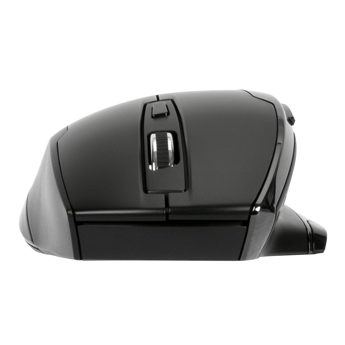 Targus - Mouse - antimicrobial - ergonomic - right hand - 7 buttons - wireless - 2.4 GHz - USB wireless receiver - black