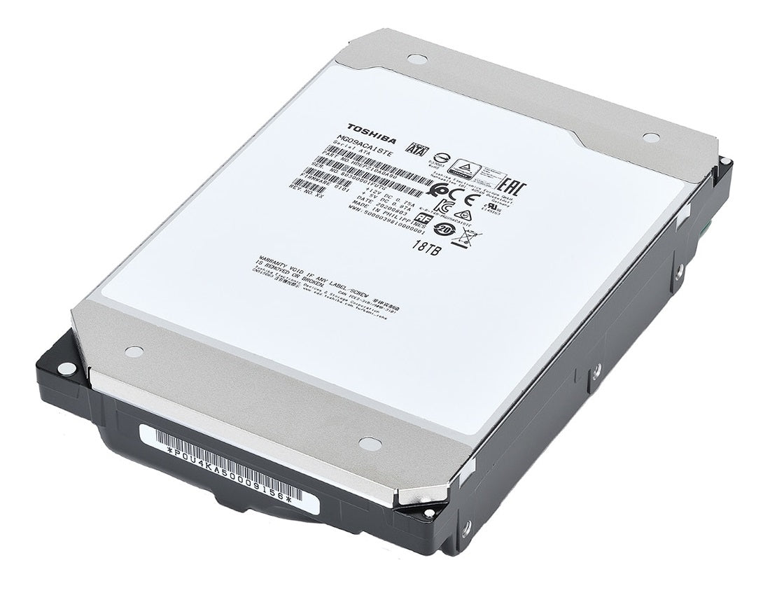 Toshiba MG09 Series MG09ACA18TE - Disco rígido - 18 TB - interna - 3.5" - SATA 6Gb/s - 7200 rpm - buffer: 512 MB