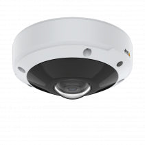 AXIS M3077-PLVE - Panoramic Network Camera - Dome - Outdoor - Vandalism / Weatherproof - Color (Day&amp;Night) - 6 MP - 2016 x 2016 - Fixed Iris - Fixed Focus - Audio - MJPEG, H.264, H .265 - PoE Class 3