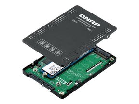 QNAP QDA-A2MAR - Invólucro interno RAID - 2,5" para 2 x M.2 - RAID (expansão de disco rígido) 0, 1, JBOD - SATA 6Gb/s (QDA-A2MAR)