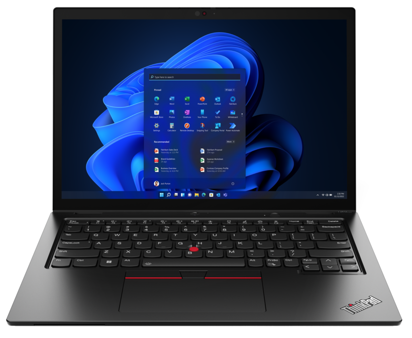 Lenovo ThinkPad L13 Yoga Gen 3 21B5 - Design invertido - Intel Core i7 1255U / 1.7 GHz - Win 10 Pro 64-bit (inclui Licença Windows 11 Pro) - Iris Xe Graphics - 16 GB RAM - 512 GB SSD TCG Opal Encryption 2, NVMe - 13.3" IPS ecrã de toque 1920 x 1200 -