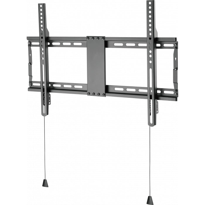 VISION Value Display Wall Mount - LIFETIME WARRANTY - fits large flat-panel display 37-70" with VESA sizes up to 600 x 400 - latches in place - lockable - non-tilting - SWL 60 kg / 132 lb - black