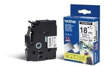 Brother TZe-FX241 - Adhesivo - Negro en blanco - Rollo (1,8 cm x 8 m) 1 Cassette(s) Cinta de identificación flexible - Para Brother PT-D600, P-Touch PT-1880, D450, D800, E550, E800, P900, P950 , P-Touch EDGE PT-P750