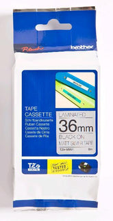 Brother TZe-M961 - Negro plata mate - Rollo (3,6 cm x 8 m) 1 Cassette(s) Cinta laminada - Para P-Touch PT-3600, 550, 9200, 9400, 9500, 9600, 9700, 9800, D800, P900, P950