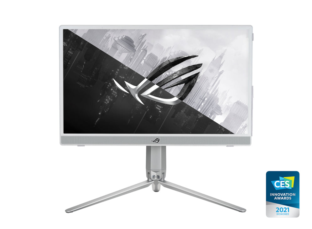 ASUS ROG Strix XG16AHP-W - Monitor LED - gaming - 15.6" - portátil - 1920 x 1080 Full HD (1080p) @ 144 Hz - IPS - 300 cd/m² - 800:1 - 3 ms - Micro HDMI, USB-C - altifalantes