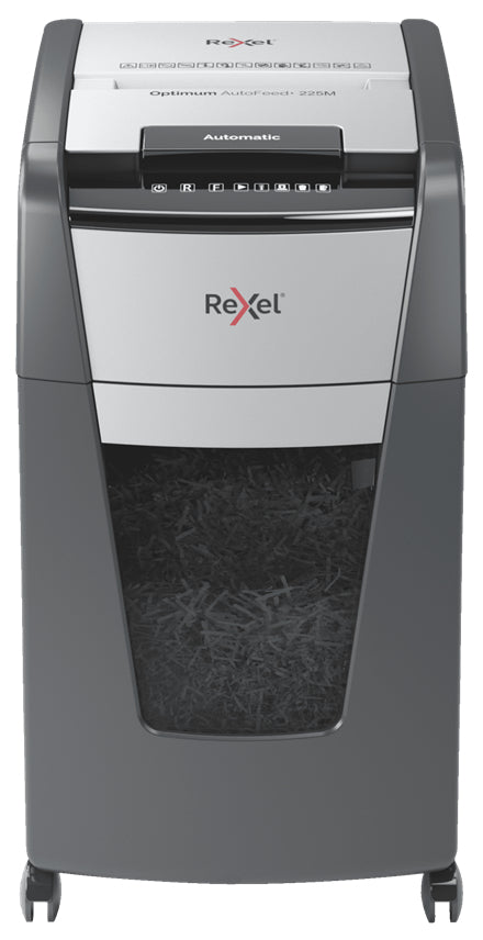 Rexel Optimum AutoFeed+ 225M - Cutter - micro-cut - 2 x 15 mm - P-5