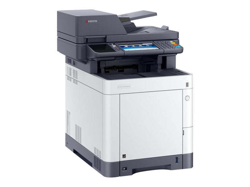 Kyocera ECOSYS M6230cidn - Multi-funções - a cores - laser - Legal (216 x 356 mm)/A4 (210 x 297 mm) (original) - A4/Legal (media) - até 30 ppm (cópia) - até 30 ppm (impressão) - 350 folhas - USB 2.0, Gigabit LAN, host USB