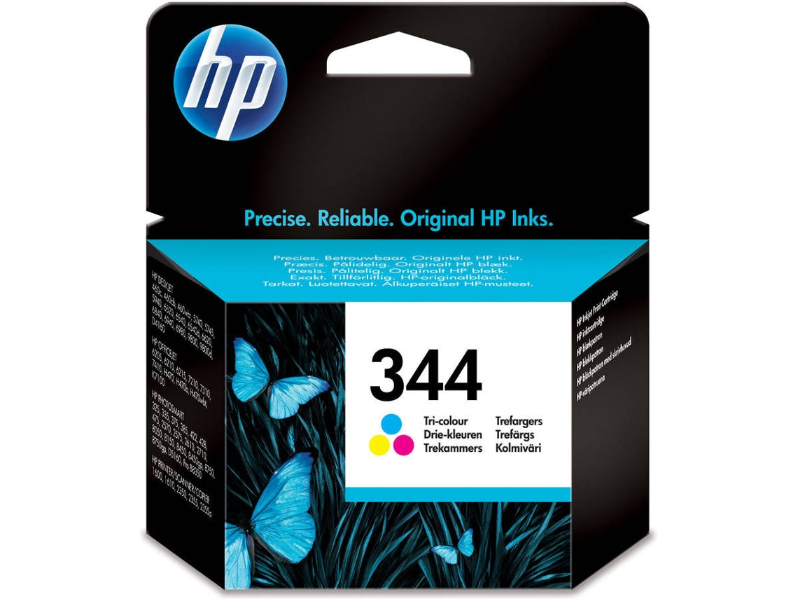 HP 344 - 14 ml - cor (ciano, magenta, amarelo) - original - tinteiro - para Deskjet D4160, Officejet 100, 150, H470, K7100, K7103, Photosmart 428, D5160, Pro B8350