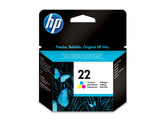 HP 22 - 5 ml - cor (ciano, magenta, amarelo) - original - tinteiro - para Deskjet F2149, F2179, F2185, F2210, F2224, F2240, F2288, F2290, F375, Officejet 56XX