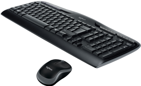 Logitech Wireless Combo MK330 - Combo de teclado y mouse - Inalámbrico - 2.4GHz - Alemán