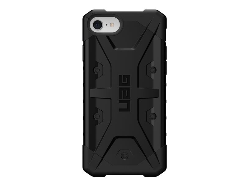 UAG Rugged Case for Apple iPhone SE (2022) [4.7-in] - Pathfinder Black - Tampa posterior para telemóvel - preto - 4.7" - para Apple iPhone 7, 8, SE (2ª geração), SE (3rd generation)