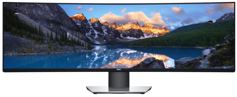 Dell UltraSharp U4919DW - LED Monitor - curved - 49" - 5120 x 1440 Dual Quad HD @ 60 Hz - IPS - 350 cd/m² - 1000:1 - 5 ms - 2xHDMI, DisplayPort, USB-C - with 3 years of Advanced service Exchange - for OptiPlex 3090, Precision 7560, XPS 15 9570