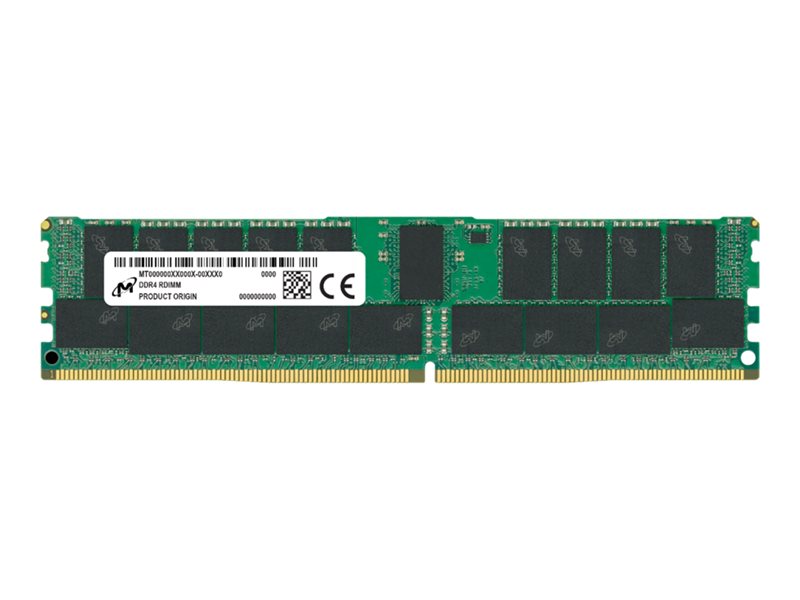 Micron - DDR4 - módulo - 64 GB - DIMM 288-pin - 2933 MHz / PC4-23466 - CL21 - 1.2 V - registado - ECC (MTA36ASF8G72PZ-2G9B2R)