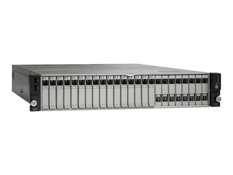 Cisco UCS C240 ​​​​SingleConnect Performance SmartPlay Expansion Pack - Servidor - rack - 2U - 2 vías - 2 x Xeon E5-2680V2 / 2,8 GHz - RAM 64 GB - SAS - bahía hot-swap de 2,5" - sin HDD - G200e - GigE , 10 GigE, FCoE de 10 Gb