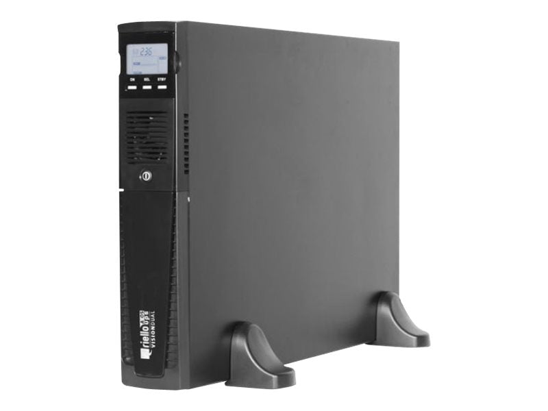 Riello UPS Vision Dual VSD 3000 - UPS - AC 220/230/240 V - 2.7 kW - 3000 VA - RS-232, USB - conectores de saída: 9 - 2U - 19" - preto (VSD 3000)