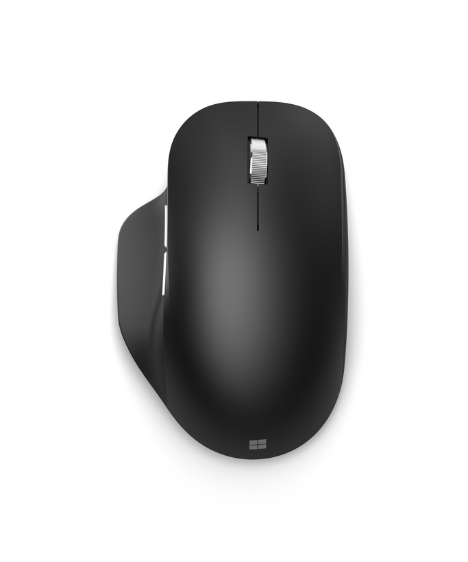 Microsoft Bluetooth Ergonomic Mouse - Mouse - ergonomic - optical - 5 buttons - wireless - Bluetooth 5.0 LE - matte black