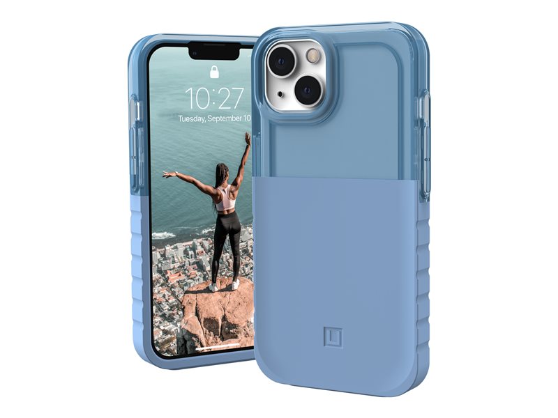 [U] Protective Case for iPhone 13 5G [6.1-inch] - Dip Cerulean - Tampa posterior para telemóvel - compatibilidade MagSafe - azul celeste - para Apple iPhone 13