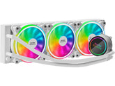 Cooler MARS GAMING ML-ONE360 WATERCOOLING AIO, 3X12CM FRGB FAN, INFINITY MIRROR, WHITE (MLONE360W)