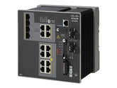 Cisco Industrial Ethernet 4000 Series - Interruptor - Administrado - 8 x 10/100/1000 + 4 x combo Gigabit SFP - montável em trilho DIN - DC power - Compatível com TAA (IE-4000-8GT4G-E)