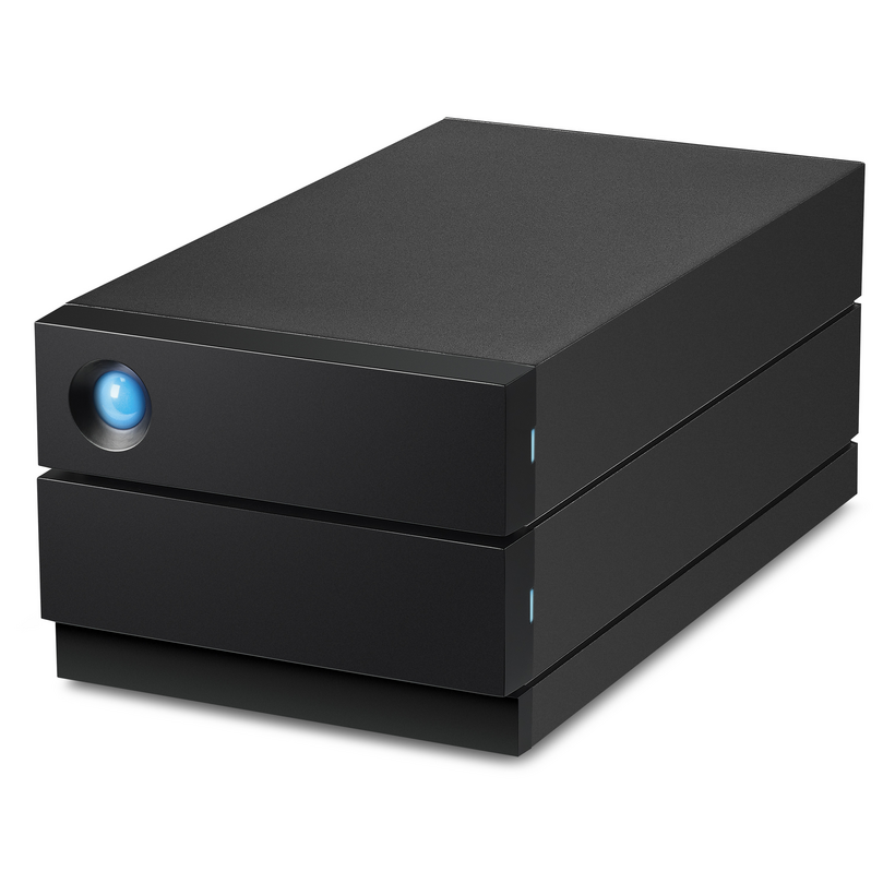 LaCie 2big RAID STHJ16000800 - Matriz de disco rígido - 16 TB - 2 baias - HDD 8 TB x 2 - USB 3.1 Gen 2 (externo) - com Plano de Serviço de Recuperação de Dados de Resgate de 5 anos